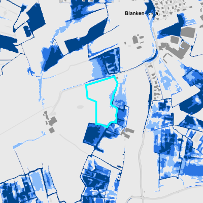 Overstromingsgevoelig (pluviaal)