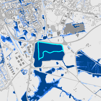 Overstromingsgevoelig (pluviaal)