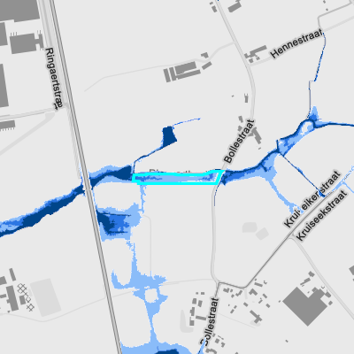 Overstromingsgevoelig (pluviaal)
