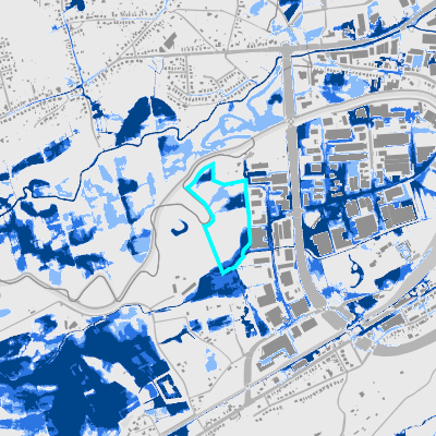 Overstromingsgevoelig (pluviaal)