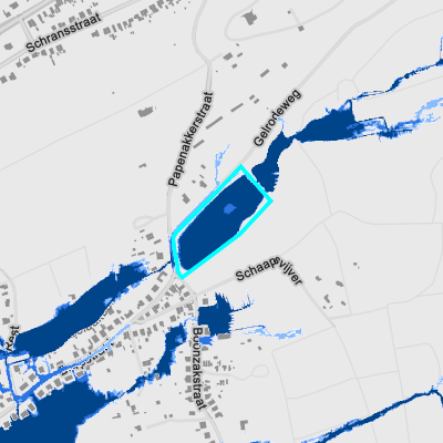 Overstromingsgevoelig (pluviaal)