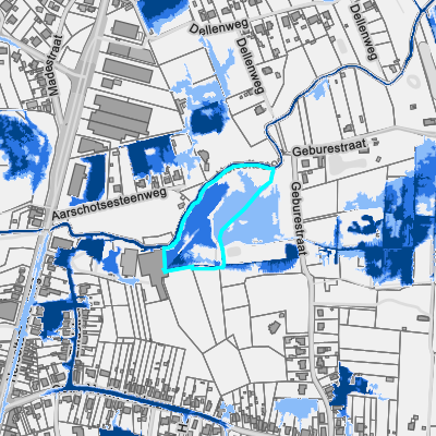 Overstromingsgevoelig (pluviaal)