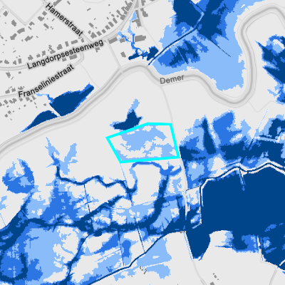 Overstromingsgevoelig (pluviaal)