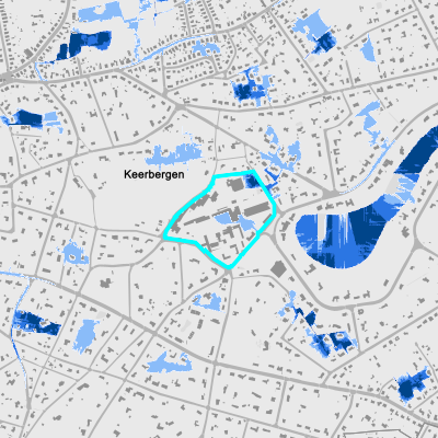 Overstromingsgevoelig (pluviaal)