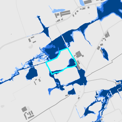 Overstromingsgevoelig (pluviaal)