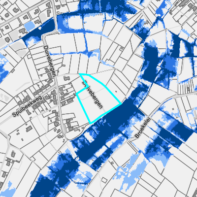 Overstromingsgevoelig (pluviaal)