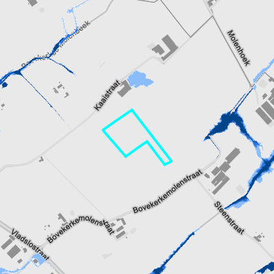 Overstromingsgevoelig (pluviaal)