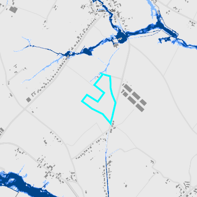 Overstromingsgevoelig (pluviaal)