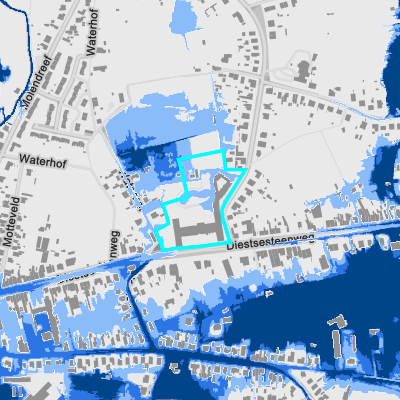 Overstromingsgevoelig (pluviaal)