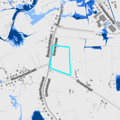 Overstromingsgevoelig (pluviaal)