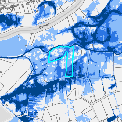 Overstromingsgevoelig (pluviaal)