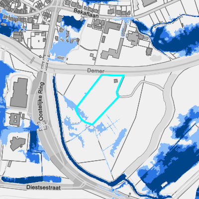 Overstromingsgevoelig (pluviaal)