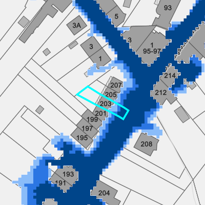 Overstromingsgevoelig (pluviaal)