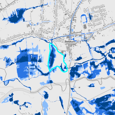 Overstromingsgevoelig (pluviaal)
