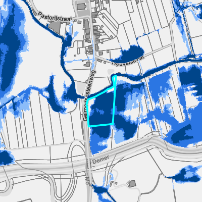 Overstromingsgevoelig (pluviaal)