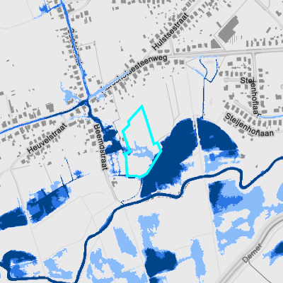 Overstromingsgevoelig (pluviaal)