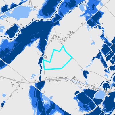 Overstromingsgevoelig (pluviaal)