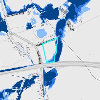 Overstromingsgevoelig (pluviaal)