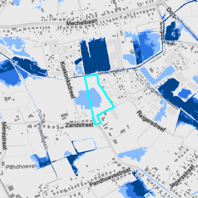 Overstromingsgevoelig (pluviaal)