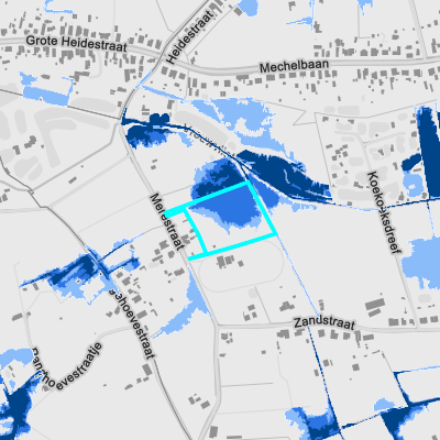 Overstromingsgevoelig (pluviaal)