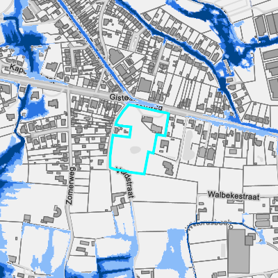 Overstromingsgevoelig (pluviaal)