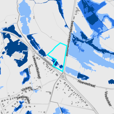 Overstromingsgevoelig (pluviaal)