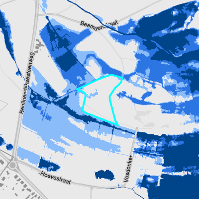 Overstromingsgevoelig (pluviaal)