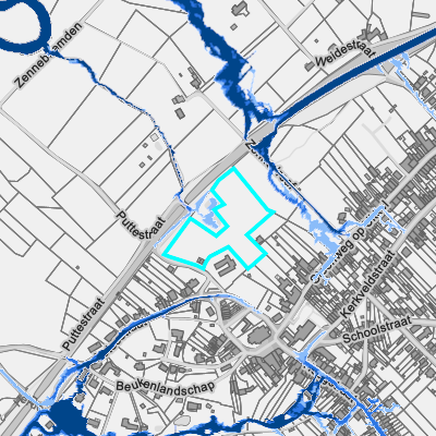 Overstromingsgevoelig (pluviaal)