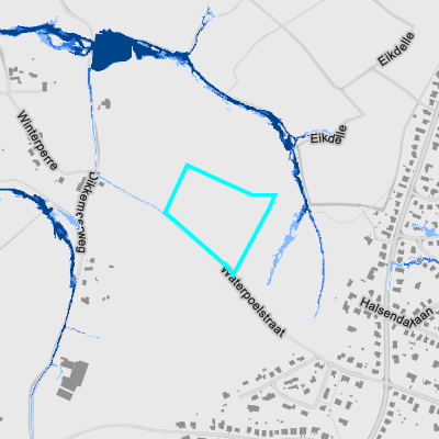 Overstromingsgevoelig (pluviaal)