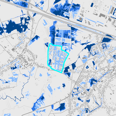 Overstromingsgevoelig (pluviaal)