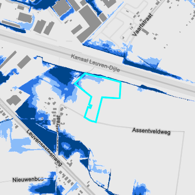 Overstromingsgevoelig (pluviaal)