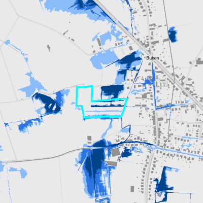 Overstromingsgevoelig (pluviaal)