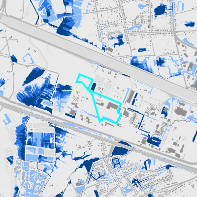 Overstromingsgevoelig (pluviaal)