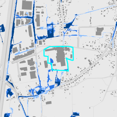 Overstromingsgevoelig (pluviaal)