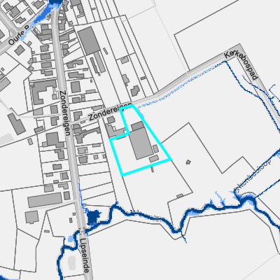 Overstromingsgevoelig (pluviaal)