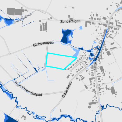 Overstromingsgevoelig (pluviaal)