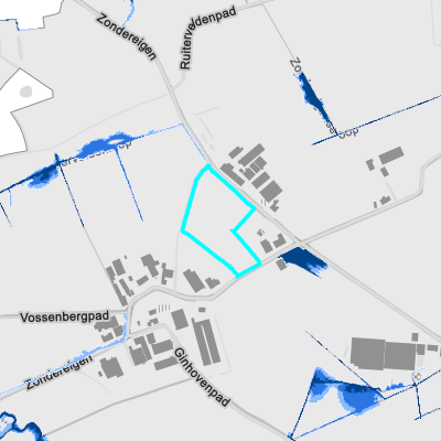 Overstromingsgevoelig (pluviaal)