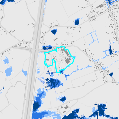 Overstromingsgevoelig (pluviaal)
