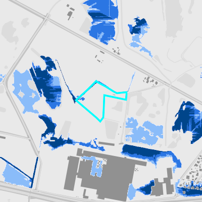 Overstromingsgevoelig (pluviaal)