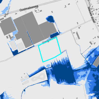Overstromingsgevoelig (pluviaal)