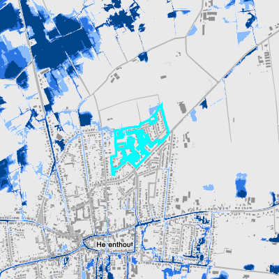 Overstromingsgevoelig (pluviaal)