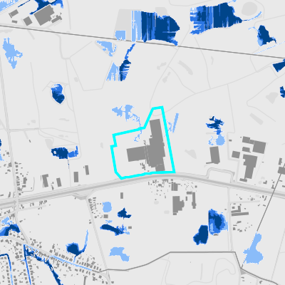Overstromingsgevoelig (pluviaal)