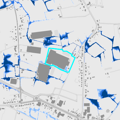 Overstromingsgevoelig (pluviaal)