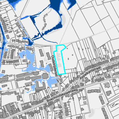 Overstromingsgevoelig (pluviaal)