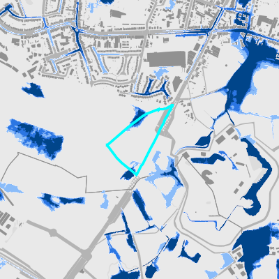 Overstromingsgevoelig (pluviaal)
