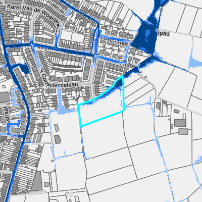Overstromingsgevoelig (pluviaal)