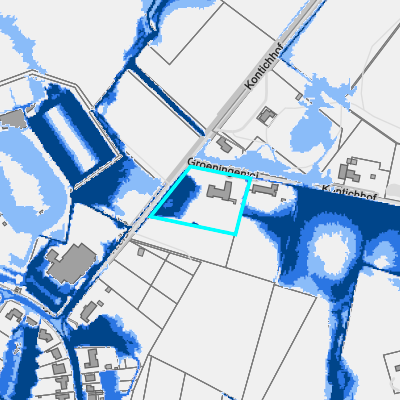 Overstromingsgevoelig (pluviaal)