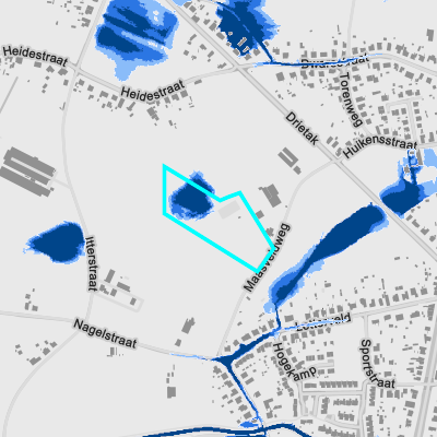 Overstromingsgevoelig (pluviaal)